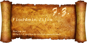 Fischbein Zilia névjegykártya